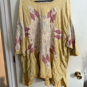 Magnolia Pearl Yellow and Pink Tunic